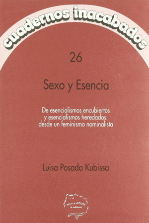 SEXO Y ESENCIA