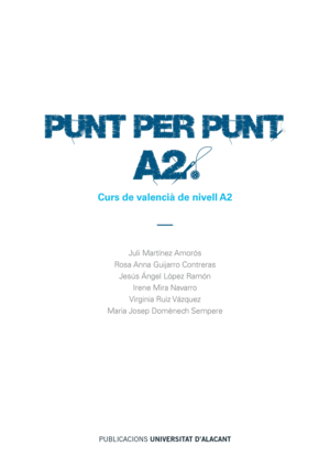 PUNT PER PUNT. A2