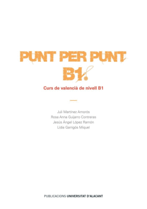 PUNT PER PUNT B1