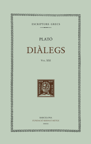 DIÀLEGS VOL. XXI (DOBLE TEXT;RÚSTICA)