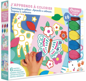 APRENDO A COLOREAR. COFRE DE ARTISTA